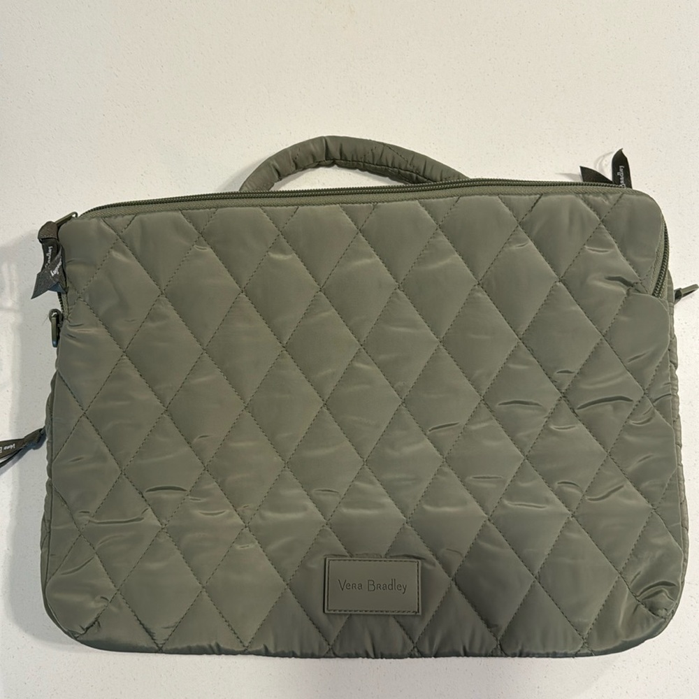 Vera Bradley Quilted Computer Travel Case Bag